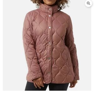32 Degrees Women's Mauve Quilted Puffer Jacket